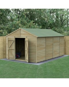 4LIFE Apex Shed 10x15 - Double Door - No Windows