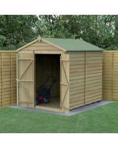 4LIFE Apex Shed 6x8 - Double Door - No Window