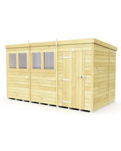 Pent Shed, Tanalised - 6 x 12 ft
