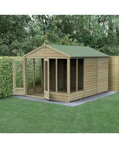 4LIFE Apex Summerhouse 8x12 - Double Door - 6 Window