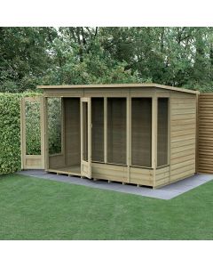 Beckwood Apex Summerhouse 10x6 - Double Door - 5 Windows