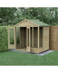 Beckwood Apex Summerhouse 7x5 - Double Door - 4 Windows