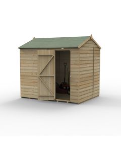 Beckwood Reverse Apex Shed - No Windows - 8 x 6 ft