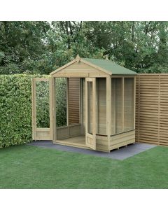 Beckwood Apex Summerhouse 6x4 - Double Door - 5 Windows