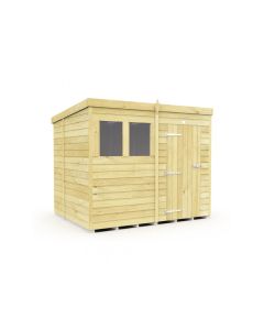 Pent Shed, Tanalised - 8 x 6 ft