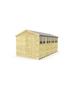 Apex Shed, Tanalised - 8 x 16 ft