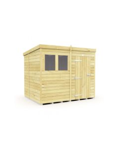 Pent Shed, Tanalised - 8 x 7 ft
