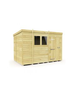 Pent Shed, Tanalised - 11 x 7 ft