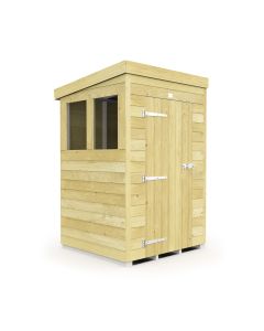 Pent Shed, Tanalised - 4 x 4 ft