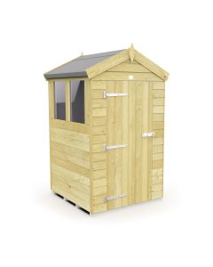 Apex Shed, Tanalised - 4 x 4 ft