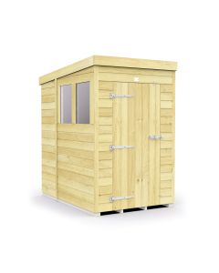Pent Shed, Tanalised - 6 x 4 ft