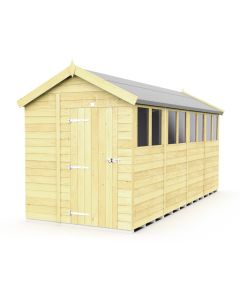 Apex Shed, Tanalised - 6 x 16 ft