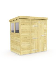 Pent Shed, Tanalised - 4 x 6 ft