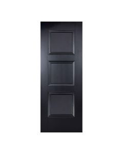 Amsterdam Primed Plus Black Internal Door Fire Door