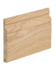 Oak Veneered Ogee Skirting Set – Unfinished – 18 x 146mm x 3m (5-Pack)