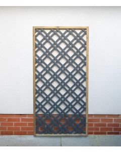 Grey Painted Lattice - 900mm