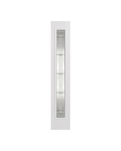 Sidelight 1L Elegant Pre-Finished White External Composite Door 2032 x 356 (14") x 44mm 1 Light With Elegant Leaded Double Glazed Unit