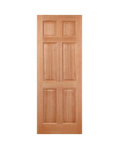 Colonial 6P Hardwood Dowelled External Door
