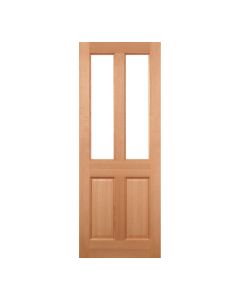 Malton 2L Glazed External Hardwood External Door 2 Lights With Frosted Double Glazed Unit