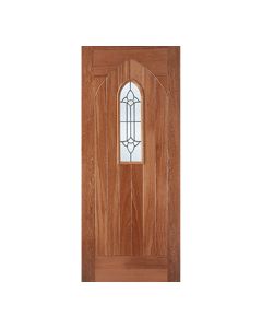 Westminster 1L Hardwood External Door 1 Light With Lead Double Glazed Unit