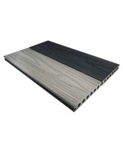Composite Prime HD Deck Dual Decking - 22.5 x 143mm x 4.8m - Carbon / Antique