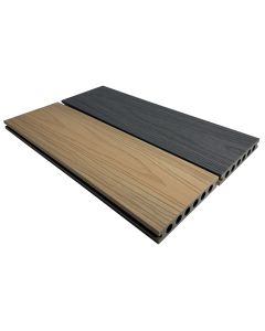 Composite Prime HD Deck Dual Decking - 22.5 x 143mm x 3.6m - Slate / Natural Oak