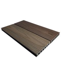 Composite Prime HD Deck Dual Decking - 22.5 x 143mm x 3.6m - Walnut / Oak