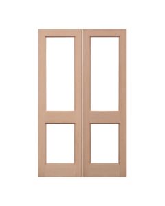 2XGG Hemlock External French Doors x 44mm
