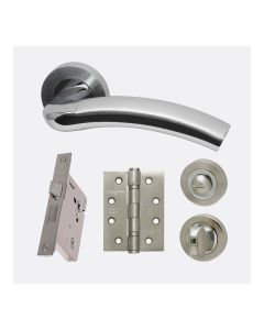 Jupiter Premium Range Chrome Internal Hardware 214 x 208 mm x 68mm