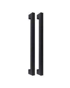Manhattan Range Matt Black Sullivan Handles Internal Door 230 x 160 mm x 60mm