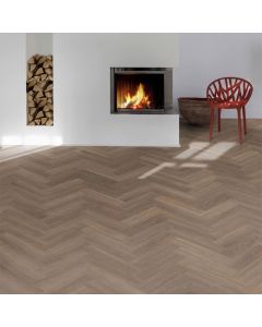 Kahrs Oak Tiveden DryBack Herringbone LVT Flooring (2.78m2)