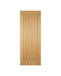 Mexicano Unfinished Oak Internal Door Fire Door