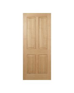 Regency 4P Unfinished Oak Internal Door Fire Door