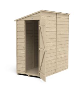 Overlap Pressure Treated Pent Shed - No Window - 6 x 3 ft