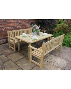 Rosedene Set - Table and Benches 