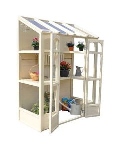 Victorian Tall Wall Greenhouse with Auto Vent
